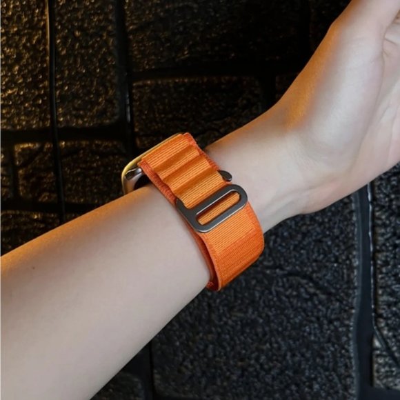 NEW ORANGE Loop Adjustable Strap for Apple Watch - Picture 4 of 8